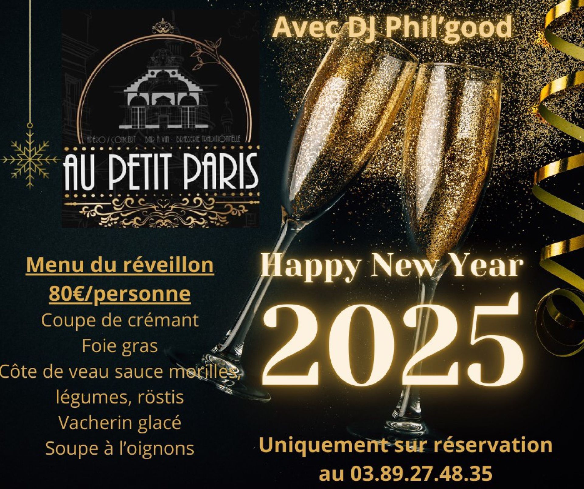 Soirée du réveillon 2025